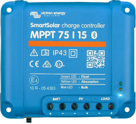 VICTRON SMART-MPPT 75/15 SOLAR CONTROLLER ( 12/24V-15A )