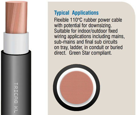 CABLE 16mm TINNED AS/NZS5000.1 (CUT CABLE NOT RETURNABLE)