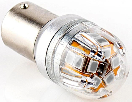 BULB LED BAY15D RED 12/24V CANBUS COMPATIBLE