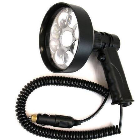 NIGHT SABER SPOTLIGHT 27W CURLY CORD 3000 Lumen 12/24V