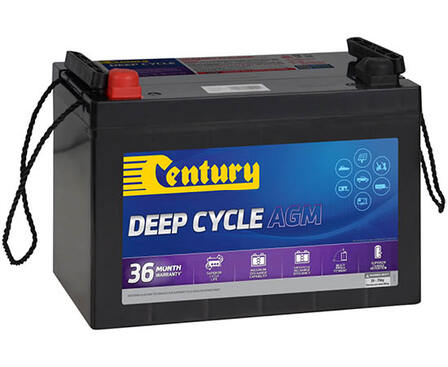 BATTERY DEEP CYCLE AGM (CON STK) C12-120XDA -NETT