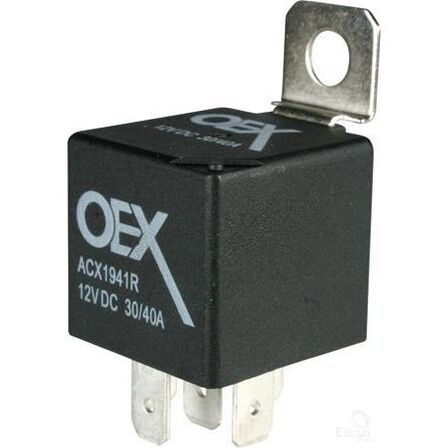 MINI RELAY 12V 30/40A 5 PIN c/over