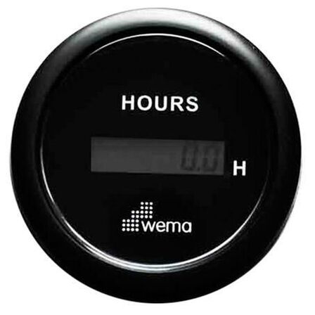 GAUGE HOURMETER DIGITAL 12/24V