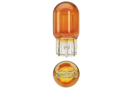 12V 21W T20 WEDGE BASE AMBER (PKT OF TEN)