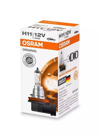 H11 OSRAM 12V 55W PGJ19-2