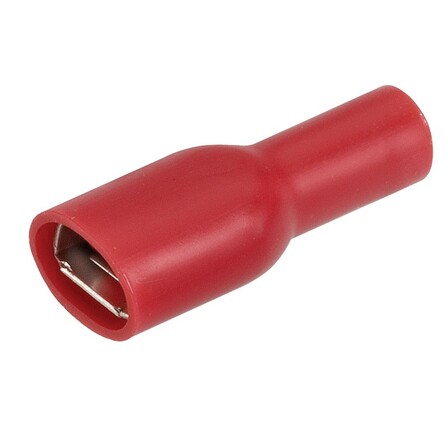 NARVA FEMALE BLADE TERMINAL RED 6.3mm 100 PCS BOX