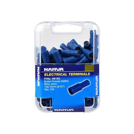 NARVA TERMINAL BULLET FEMALE CONNECT 100PCS BOX