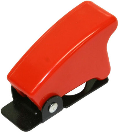 Toggle Switch Cover Missile Type Red