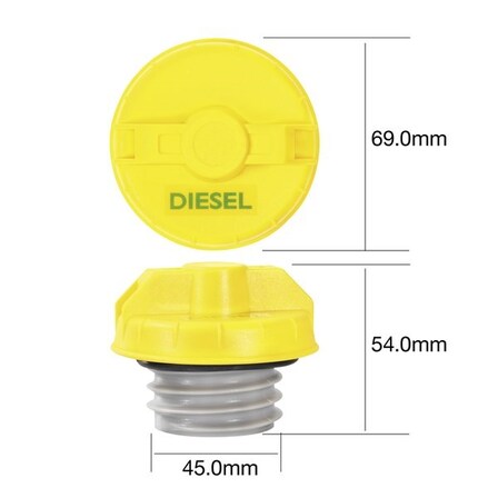 TFNL234D - Fuel Cap Diesel (Non Locking)