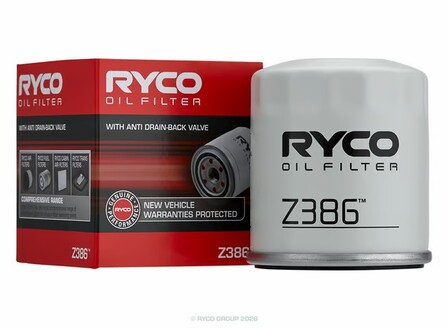 Z386 Ryco Oil Filter