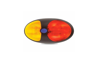 DuraLED® Red / Amber Side Marker Lamp with Clear Lens Blister Pack