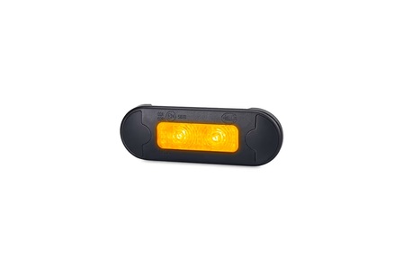 DuraLED® Amber Flush Mount Front End Outline Lamp Blister Pack
