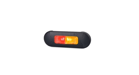 DuraLED® Red / Amber Flush Mount Side Marker Lamps Blister Pack