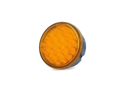 83mm Round LED Rear Amber Direction Indicator Lamp Blister Pack