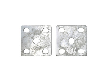 U-Bolt & Axle Plate - Galvanised - Pair Trojan