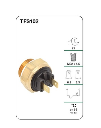 Tridon Thermo Fan Switch TFS102