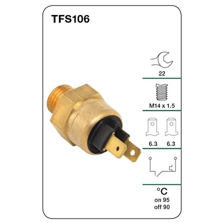 Tridon Thermo Fan Switch TFS106