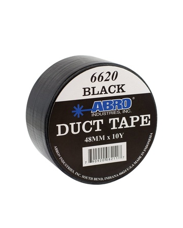 6620-2-10BLK — ABRO Cloth Tape 10 Yards Black