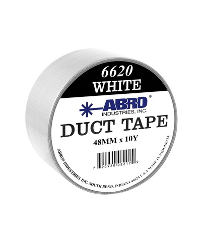 6620-2-10WH — ABRO Cloth Tape 10 Yards White