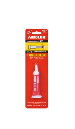 TL-371 — ABRO Threadlocker High Strength Red 6ml
