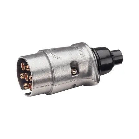 7 Pin Lge Rnd Mtl Plug Bkpk 25