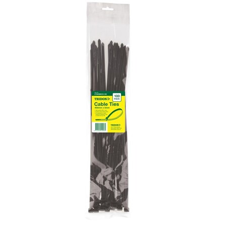 Tridon Cable Tie Black 400x5mm PK100