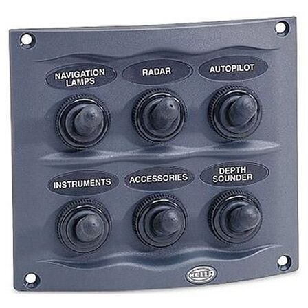 Switch Panel 6 Way Compact