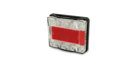 LED Comb Trailer Lamp W/Number Plate Light Multi Voltage