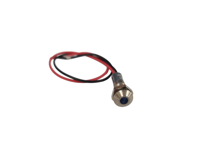 LED Pilot Lamp 12/24VDC 6mm Thread - Blue