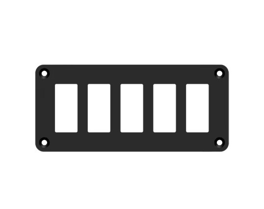 SWITCH PLATE ( METAL ) 5 WAY
