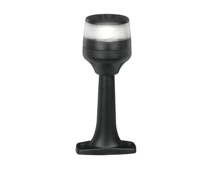 Hella Marine NaviLED 360 Compact Fixed Pole 6in (152mm) Black 2LT 980 960-201