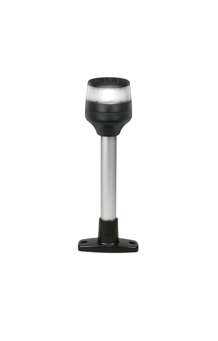 Hella Marine NaviLED 360 Compact Fixed Pole 8in (205mm) Black 2LT 980 960-231