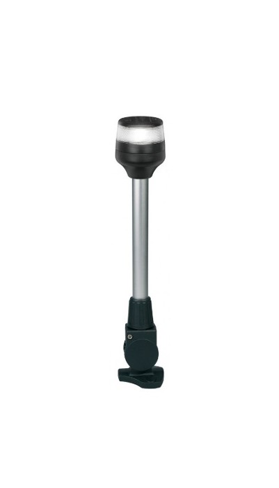 Hella Marine NaviLED 360 Compact Fold Down Pole 12in (315mm) Black 2LT 980 960-301