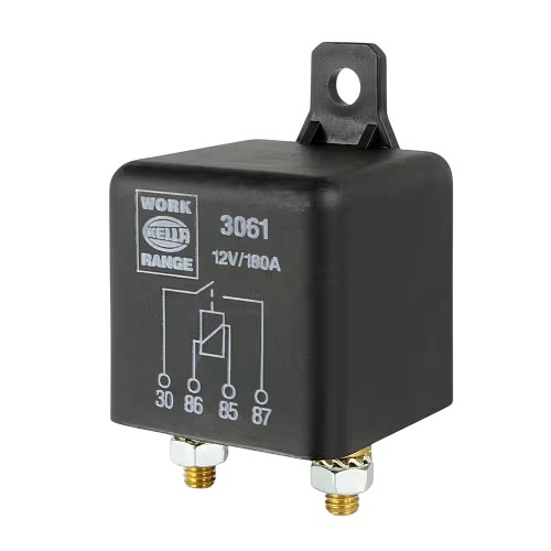 Hella High Capacity Relay 12V 4 Pin Normally Open 100A Continuous / 180A Peak 3061