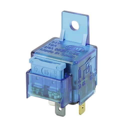 Hella Mini Relay 24V 4 Pin Normally Open 15A Fused 3077