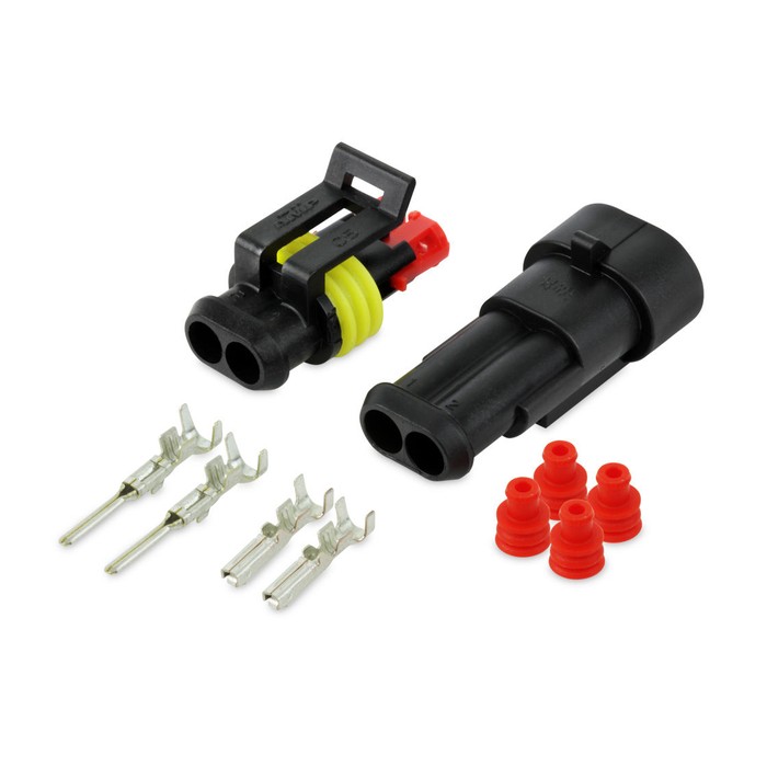 Hella Super Seal Connector 2 Pole Plug and Socket Kit 4982