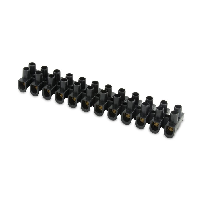 Hella Brass Connector - Strip of 12 - Cables up to 4.59mm2 8454