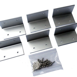 Solar Panel Mounting Kit ( Alloy L Brack Type - Set of 6 )