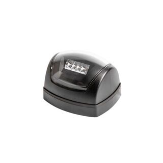 Nav Lamp LED 2NM Starboard Clear Lens Black 9-33V