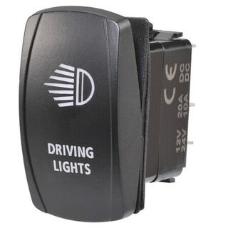 Switch Rocker OFF/ON Blue Driving Light