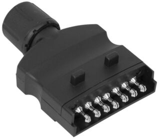 Trailer Plug 7 Pin Flat Plastic