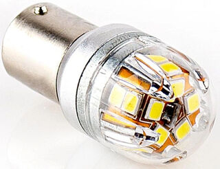 Bulb LED BA15S White 12/24V Canbus Compatible