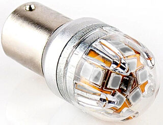 Bulb LED BAY15D Red 12/24V Canbus Compatible