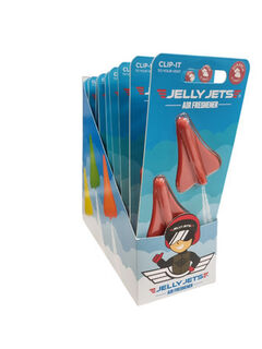 Jelly Jets Assorted Box ( 12 Pce ) Clip It Type