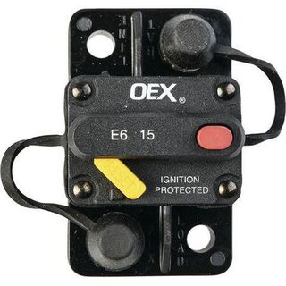 Circuit Breaker ( Switchable Reset ) 15AMP
