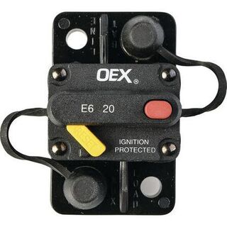 Circuit Breaker ( Switchable Reset ) 20AMP