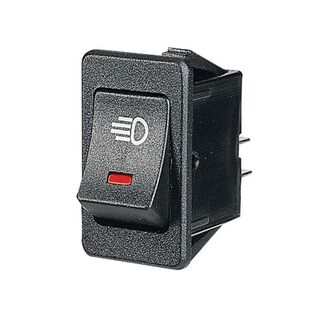 Rocker Switch OFF/ON 12V LED with Driving Light Symbol