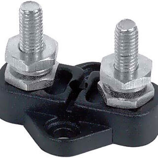 Insulated Stud 2 x 8MM Black