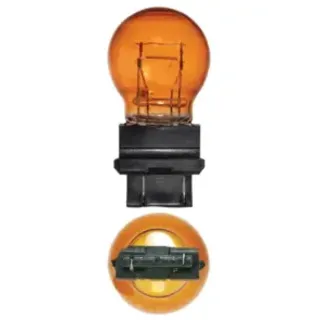 Auto Bulb 12V 27/7W Plastic Amber (Single Bulb)