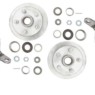 H&S 1500KG D/B 5X41/2X1/2 (no calipers)